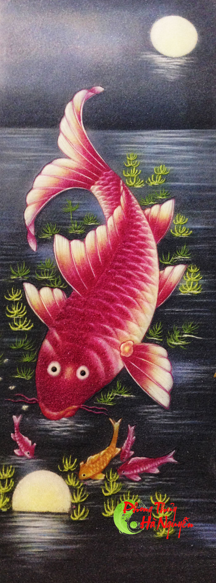 tranh đá quý song ngư đẹp